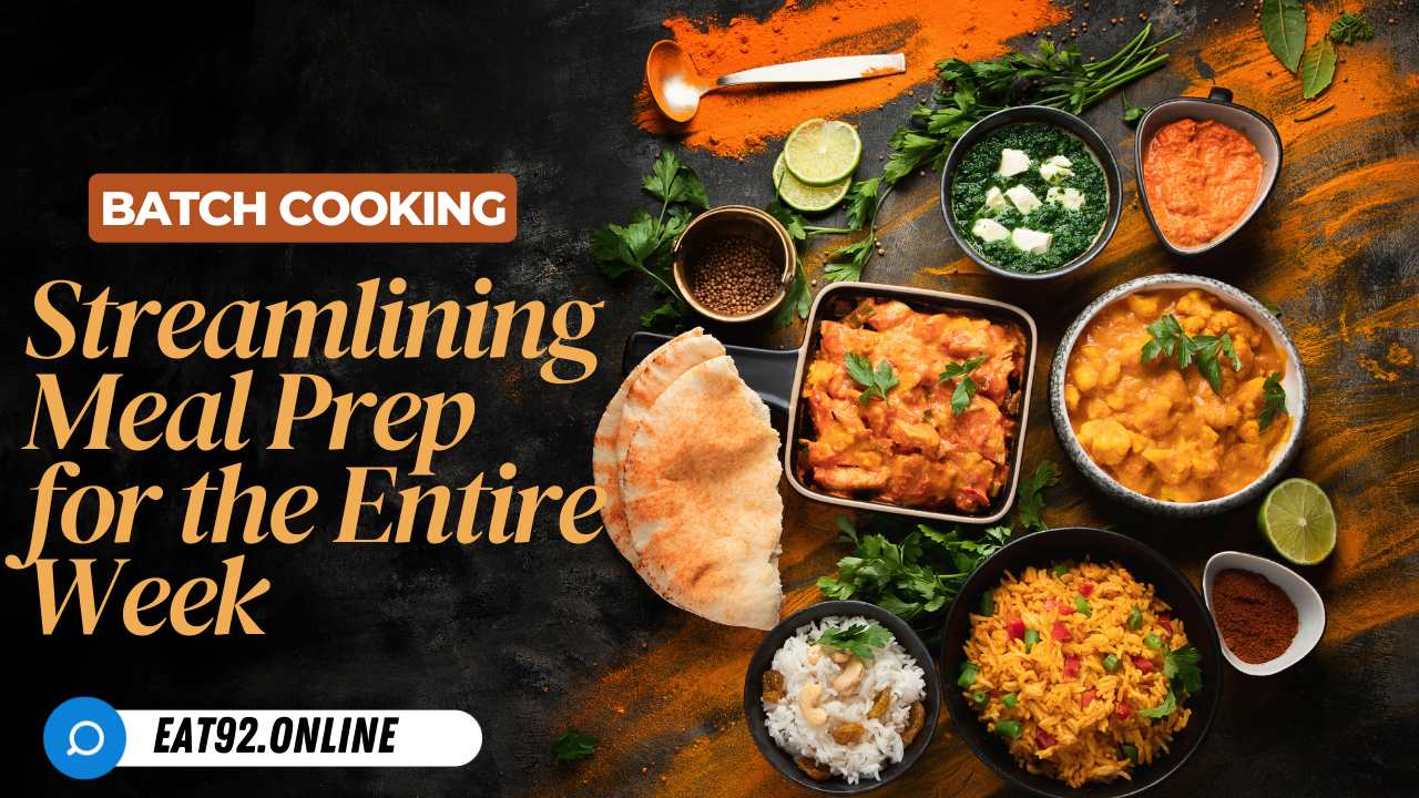 Discover the art of Batch Cooking: Streamlining Meal Prep for the Entire Week. Uncover tips, tricks, and time-saving hacks for efficient meal planning. Simplify your kitchen routine and embrace a stress-free dining experience.