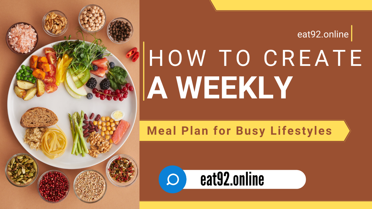 How to Create a Weekly Meal Plan for Busy Lifestyles